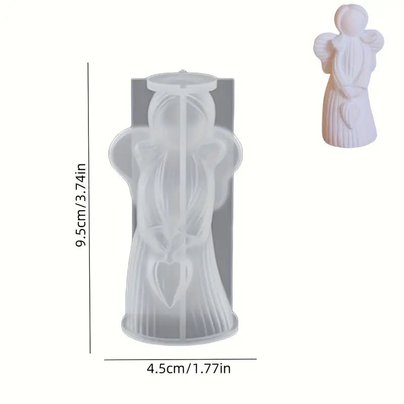 Silikonform Engel mit Herz - Craftguru