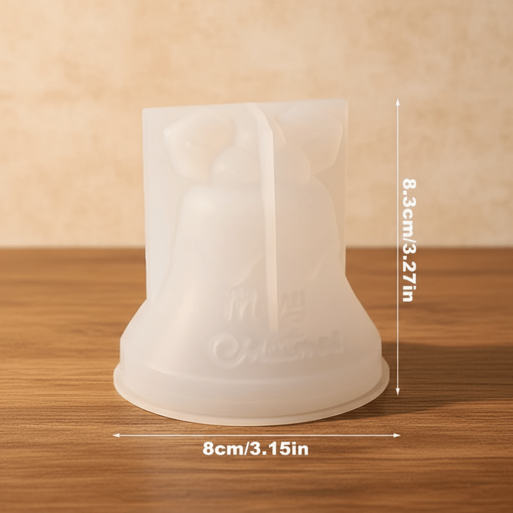 Silikonform Glocke - Merry Christmas - Craftguru