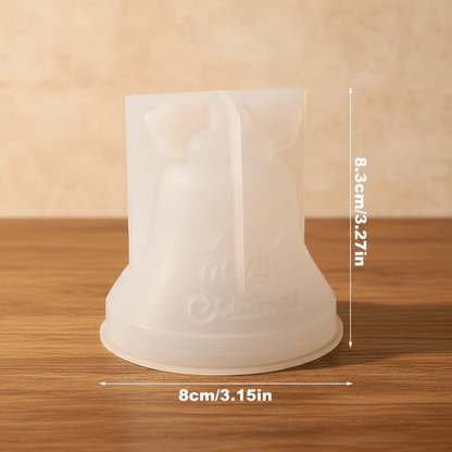 Silikonform Glocke - Merry Christmas - Craftguru