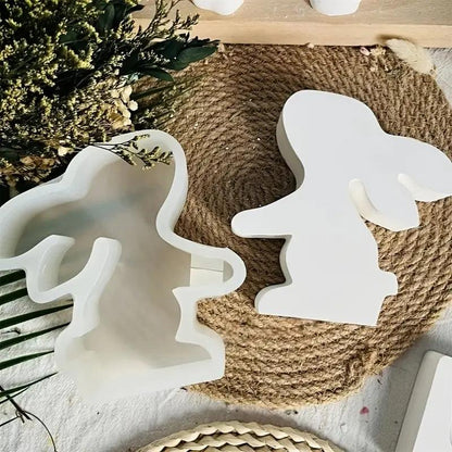 Silikonform Hase mit Blumendurchlass - Craftguru