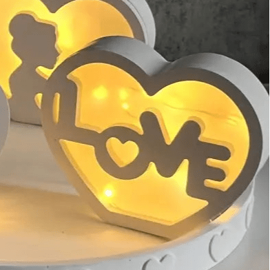 Silikonform Herzlicht Love - Craftguru
