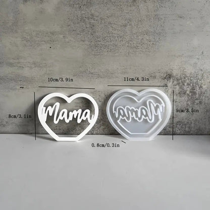 Silikonform Herzlicht Mama - Craftguru
