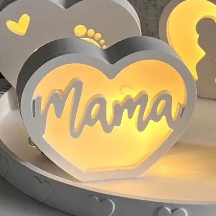Silikonform Herzlicht Mama - Craftguru