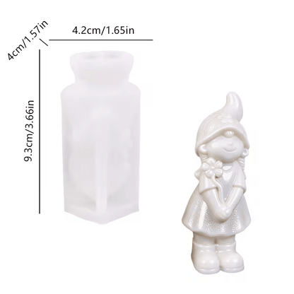 Silikonform Mädchen, 2 Varianten - Craftguru