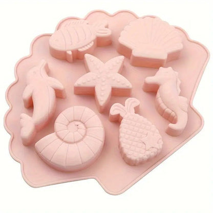 Silikonform Meeresbewohner - Craftguru