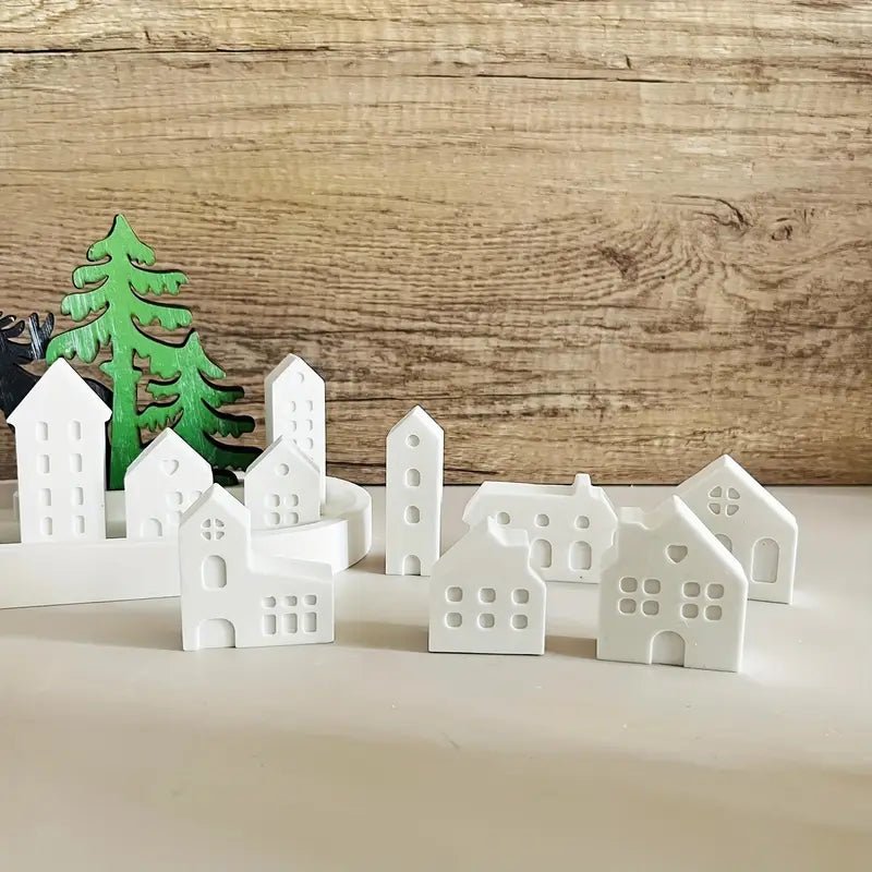 Silikonform Miniaturhäuschen - Craftguru