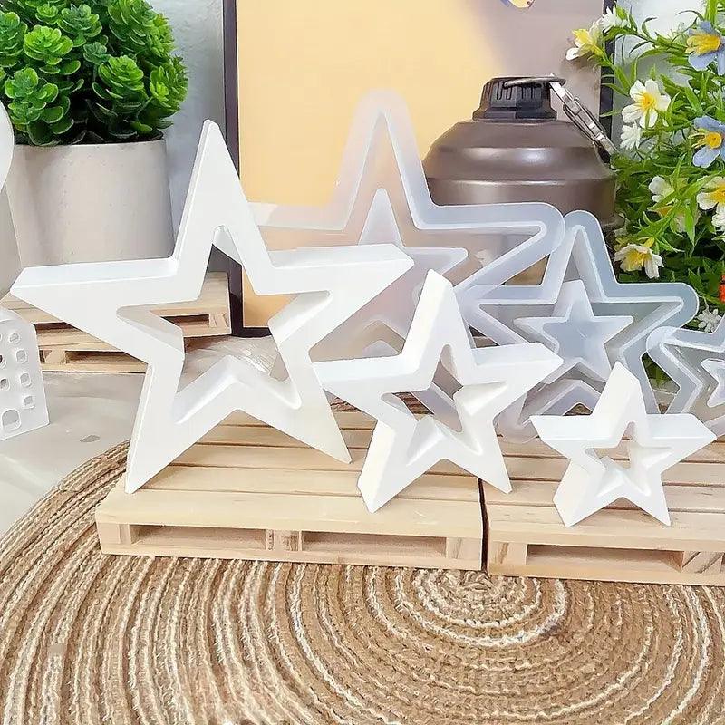 Silikonform Sterne - 3 teiliges Set - Craftguru