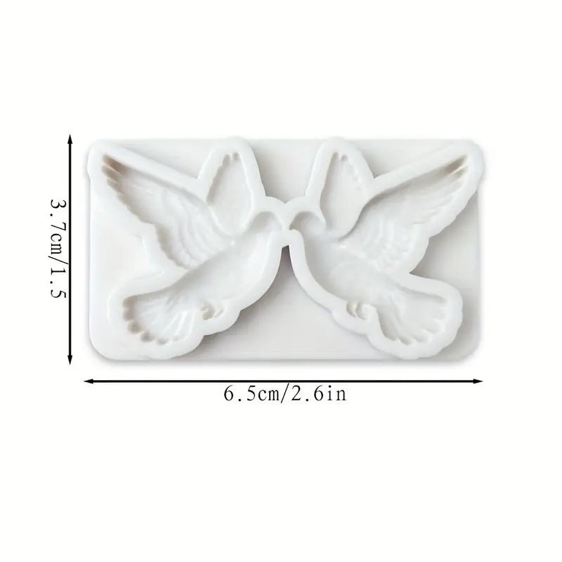 Silikonform Tauben - Craftguru