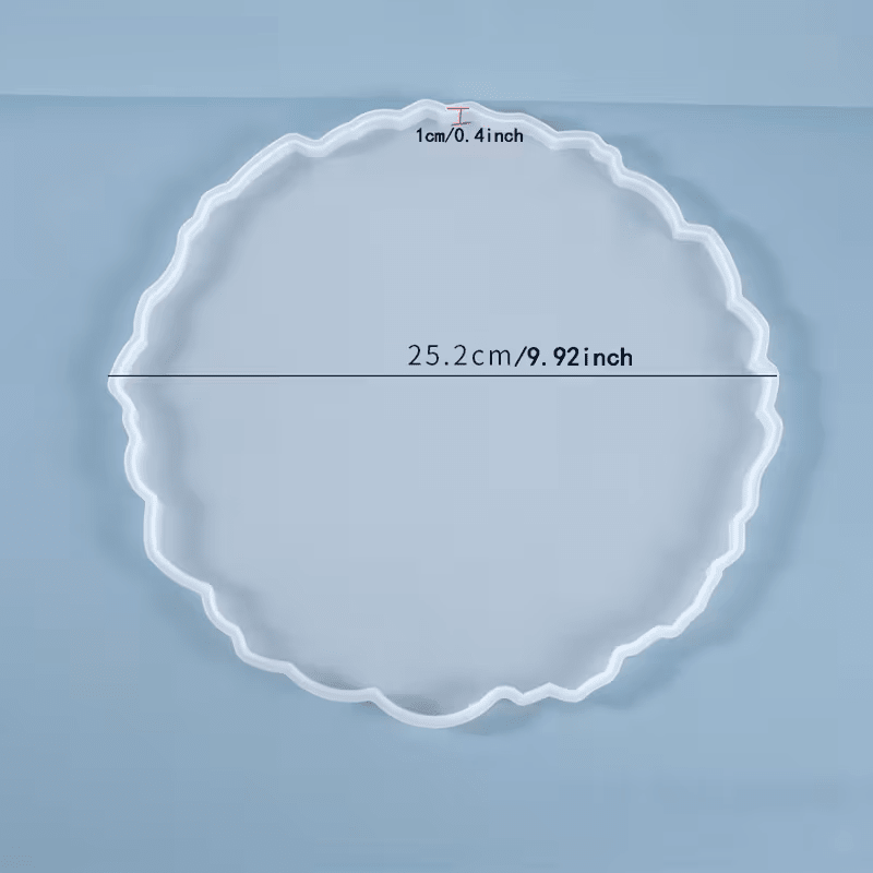 Silikonform unregelmäßige Scheibe XL, 25cm - Craftguru