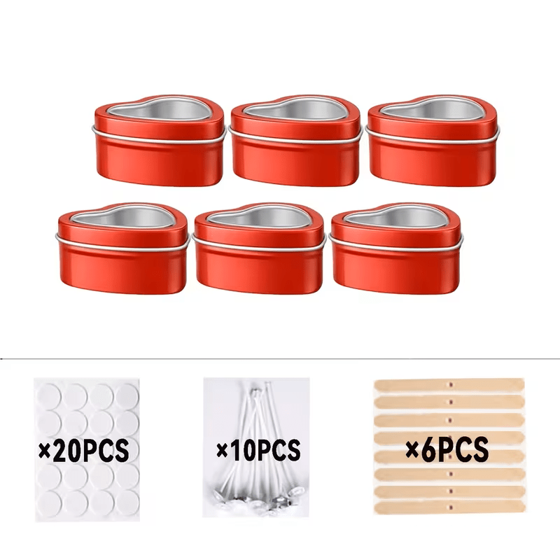Starterset - Kerzenbecher selber machen – Herz Edition - Craftguru