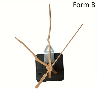 Uhrwerk mit Zeigern, Holz, verschiedene Varianten - Craftguru